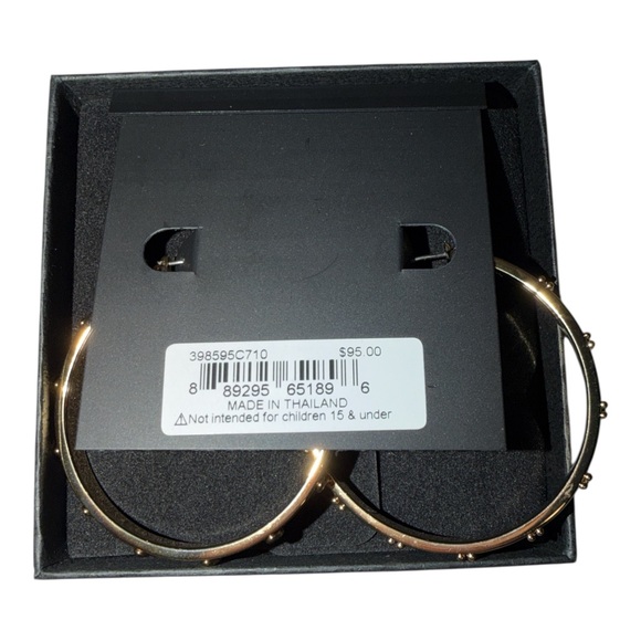 ✨ Authentic Coach Gold Tone Hoop Earrings ✨ - Picture 7 of 9